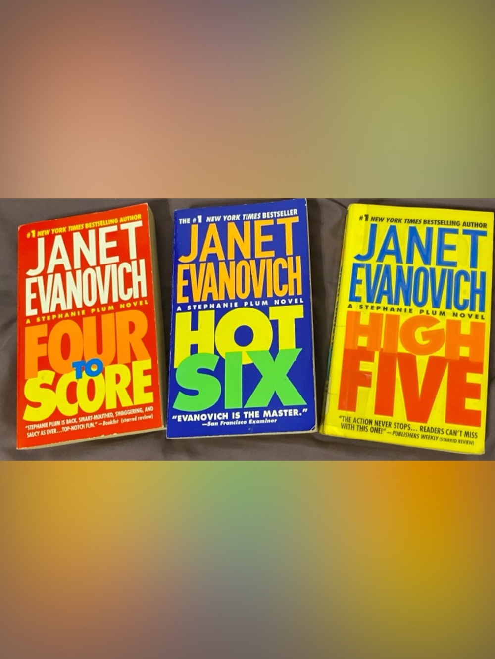 Author Janet Evanovich’s - Trio Set Book Collection